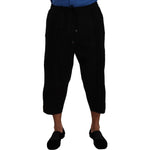 Dolce & Gabbana Black Cotton Torero Sweatpants Shorts Pants PAN72912- 52