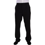 Domenico Tagliente Black Polyester Single Breasted Formal Suit KOS1946 - 51