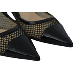 Jimmy Choo Chic Patent Mesh Pointed Pumps