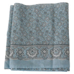 Ermanno Scervino Light Blue Bandana Wrap Shawl Foulard Scarf MS1602