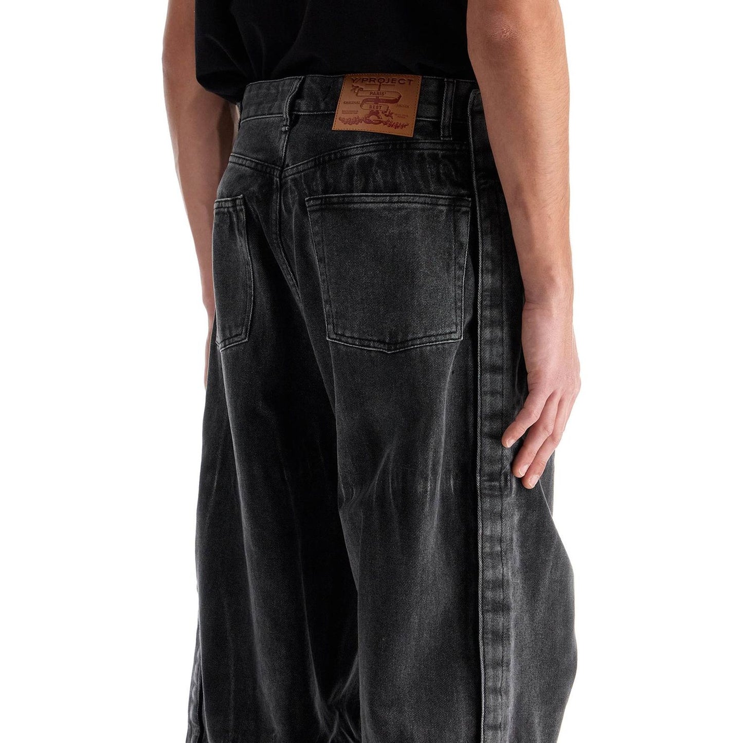 Y Project baggy jeans with removable panels Jeans Y Project Black