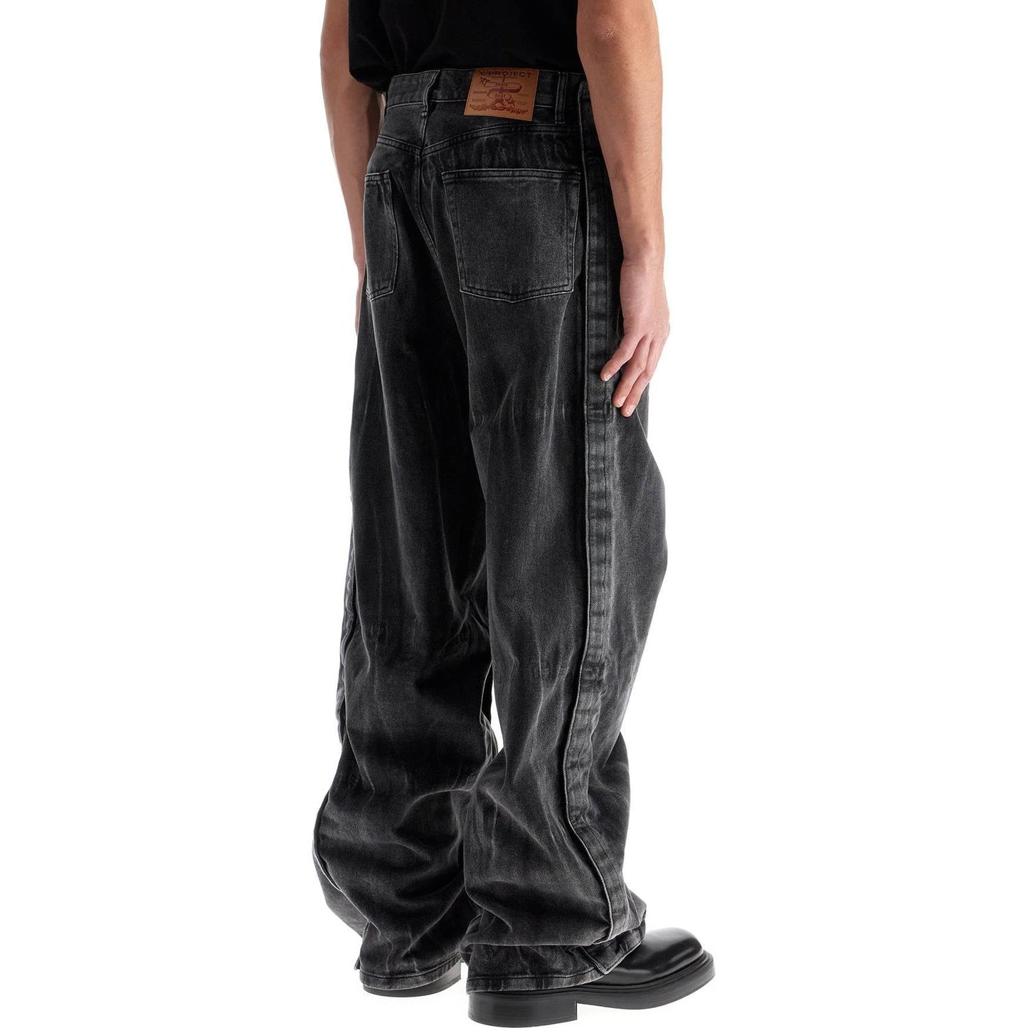 Y Project baggy jeans with removable panels Jeans Y Project Black