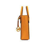 Michael Kors Mercer XS Honeycomb Gold Signature PVC North South Shopper Crossbody Bag 61038