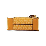 Michael Kors Mercer XS Honeycomb Gold Signature PVC North South Shopper Crossbody Bag 61038
