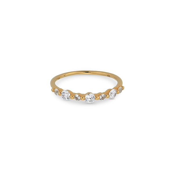 24KAE JEWELS JEWELRY Mod. 12456Y/56 gold diamond ring