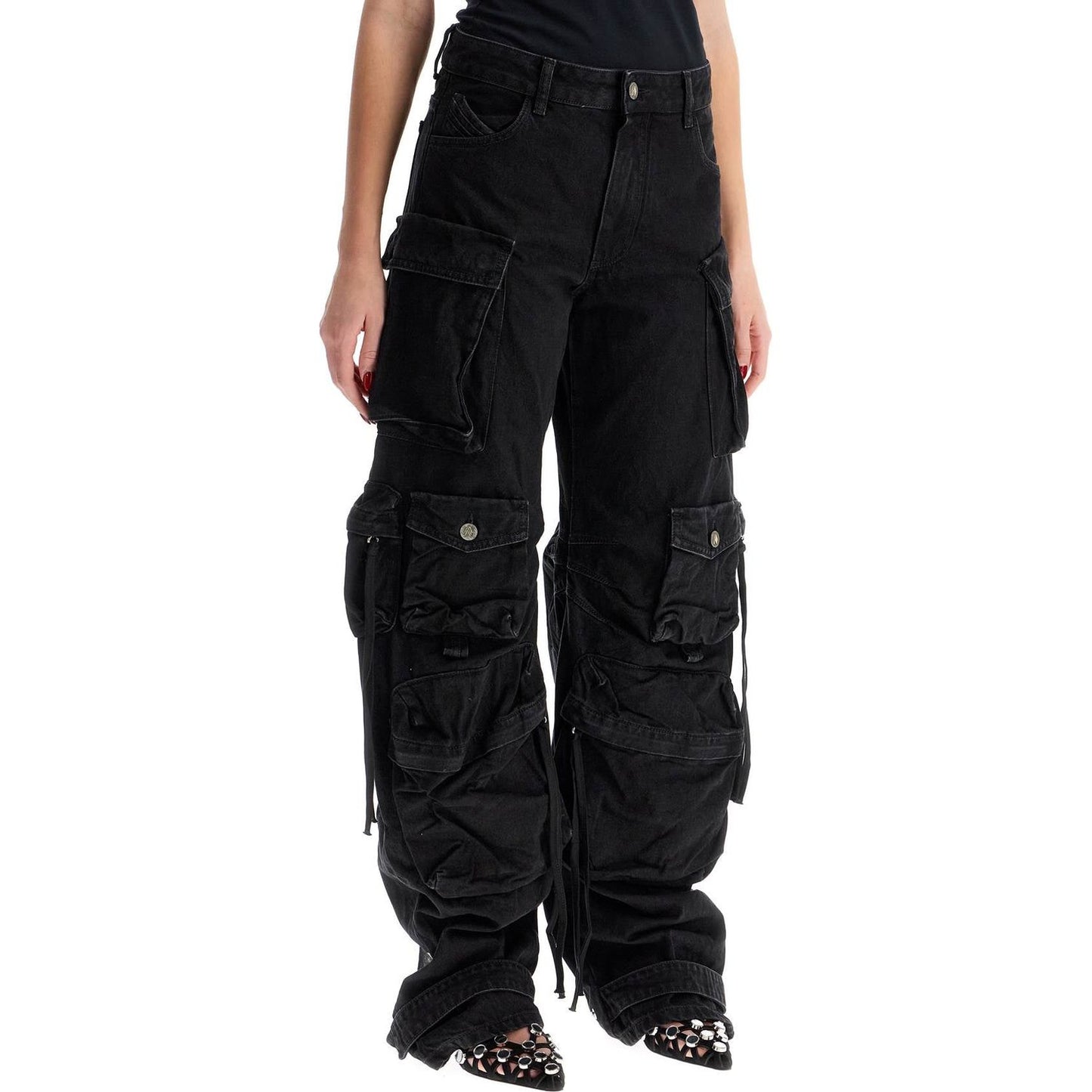 The Attico fern cargo jeans