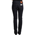 GF Ferre Black Cotton Stretch Low Waist Skinny Denim Jeans PAN72186# - 26