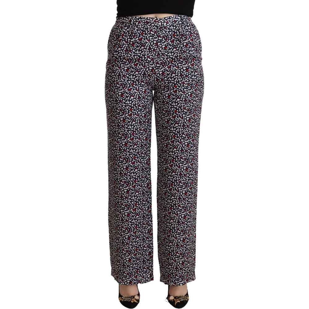 Michael Kors Black High Waist Printed Straight Pants PAN72537 - 42