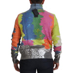 Dolce & Gabbana Multicolor Turtleneck Pullover Mohair Sweater TSH83071- 44