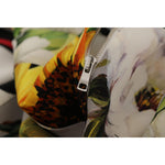 Dolce & Gabbana Multicolor Charmeuse Floral Sheath Jaquard Pachwork Dress DR28700- 36