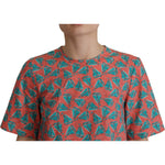Dolce & Gabbana Pink Sail Boat Print Cotton T-shirt TSH7831- 38