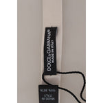 Dolce & Gabbana Gray 100% Silk Adjustable Neck Papillon Tie FT3621