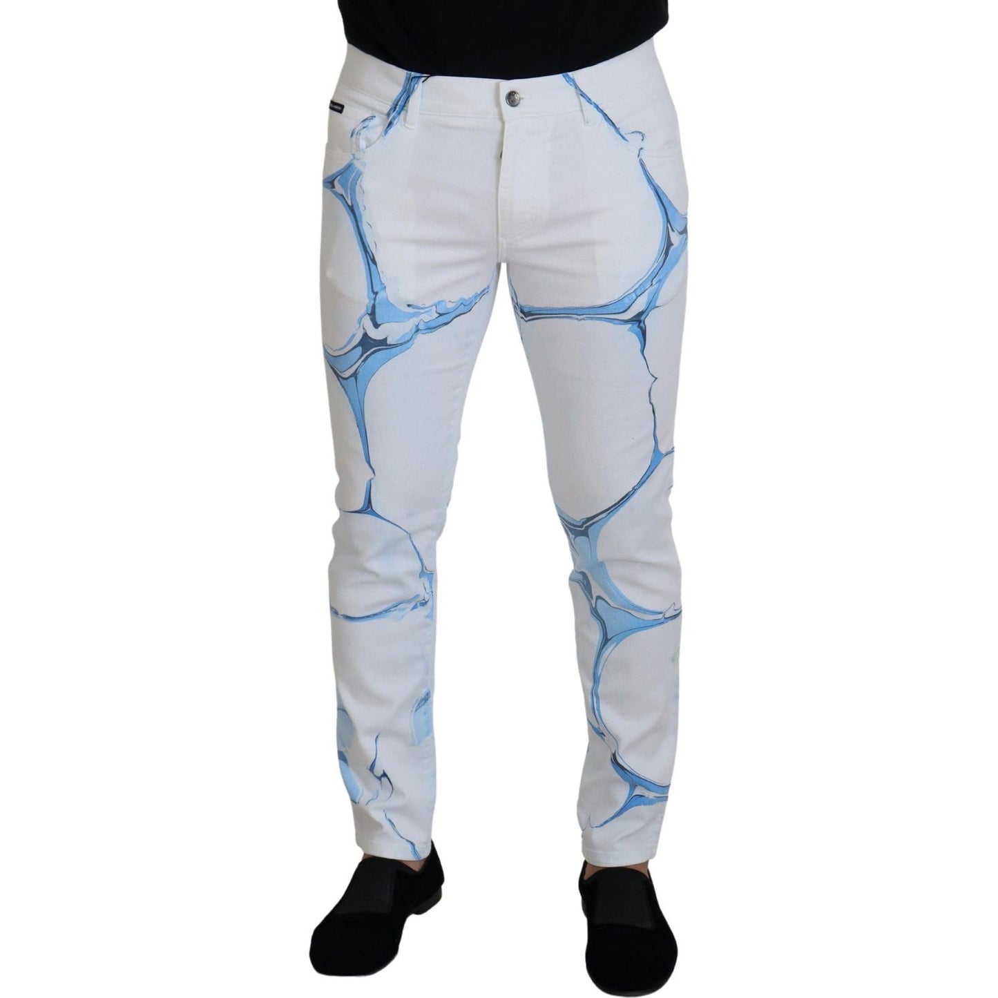 Dolce & Gabbana Elegant Slim Fit Casual Jeans Dolce & Gabbana Gray