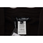 Dolce & Gabbana Brown Cashmere Trousers Bottoms Drawstring Pants PAN73211- 44