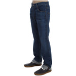 Acht Blue Wash Cotton Baggy Loose Fit Jeans SIG30448-1