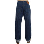 Acht Blue Wash Cotton Baggy Loose Fit Jeans SIG30448-1