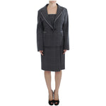 BENCIVENGA Gray Stretch Sheath Dress Suit Set SIG30900-1