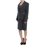 BENCIVENGA Gray Stretch Sheath Dress Suit Set SIG30900-1