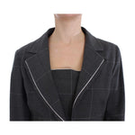 BENCIVENGA Gray Stretch Sheath Dress Suit Set SIG30900-1