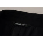 Dolce & Gabbana Black Double Breasted Coat Blazer Jacket JKT3375- 48
