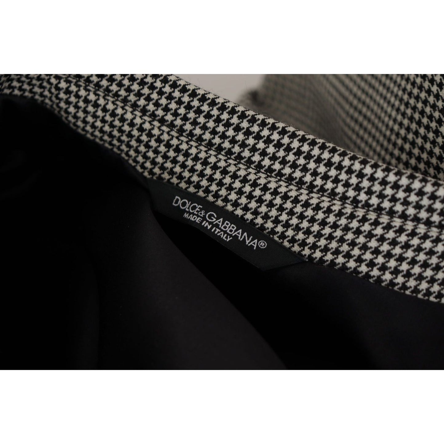 Dolce & Gabbana Gray Checkered Single Breasted Jacket Blazer JKT3377- 48