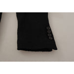 Dolce & Gabbana Black Single Breasted Coat Men Blazer JKT3378- 50