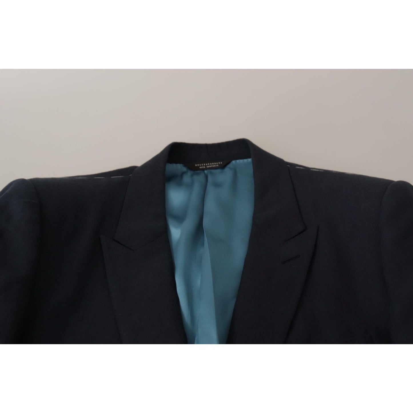Dolce & Gabbana Elegant Linen Single Breasted Blazer Dolce & Gabbana Black