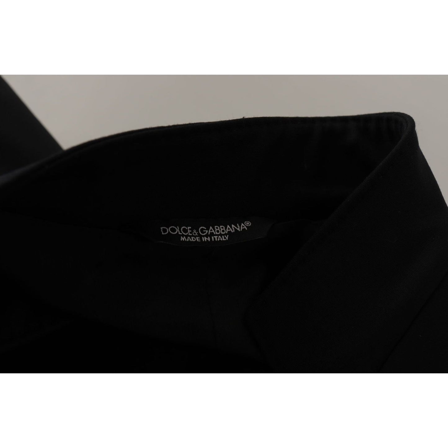 Dolce & Gabbana Elegant Single-Breasted Wool Blazer Dolce & Gabbana Dark Gray