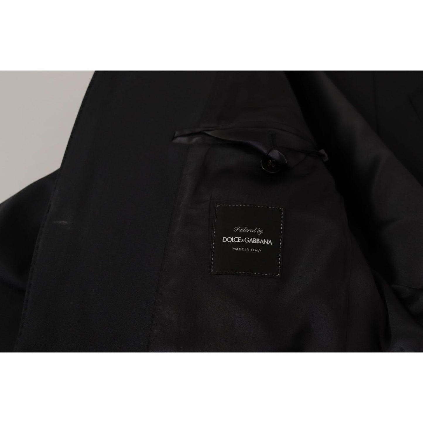Dolce & Gabbana Elegant Single-Breasted Wool Blazer Dolce & Gabbana Black