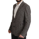 Dolce & Gabbana Gray Cotton Single Breasted Fantasy Blazer JKT3388 - 44