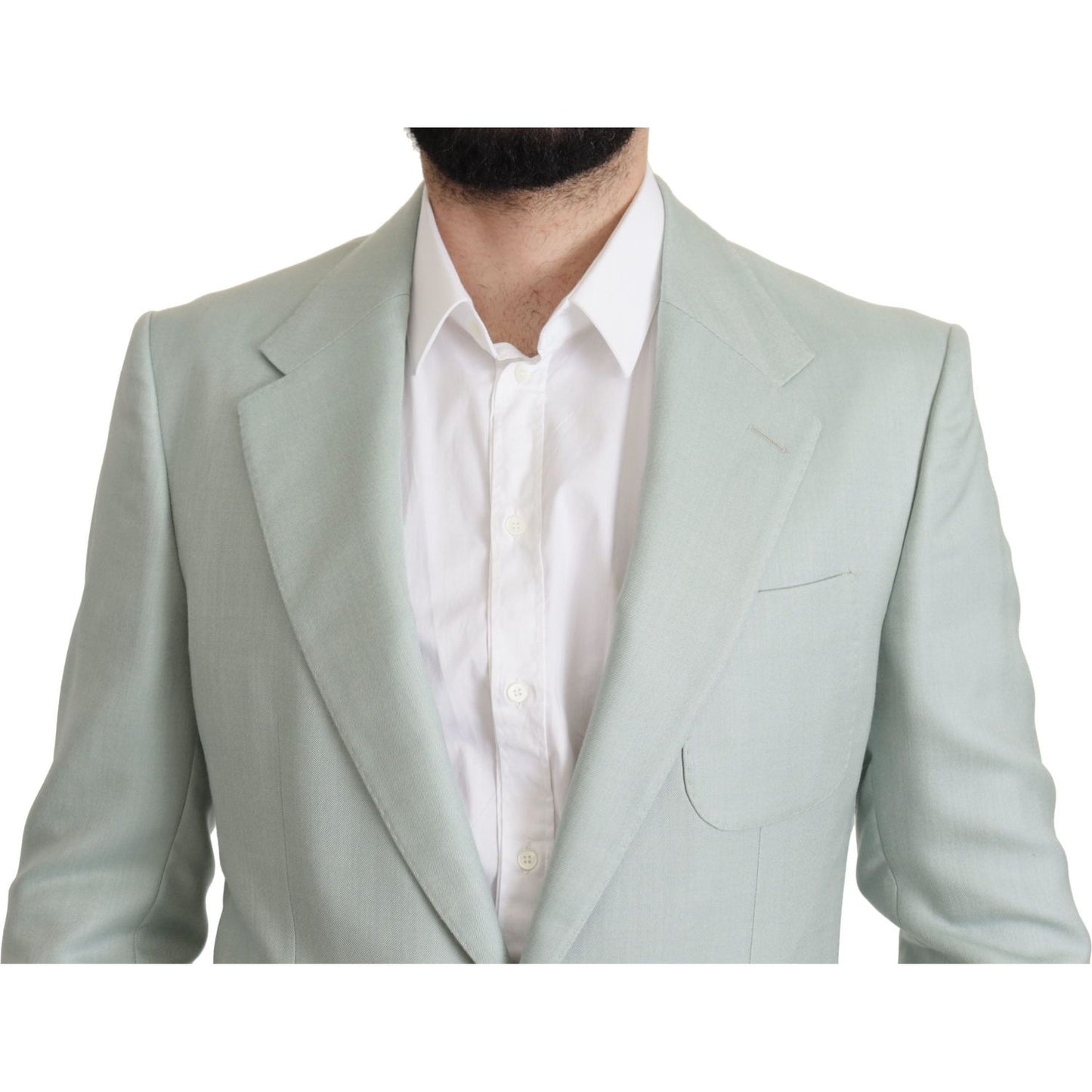 Dolce & Gabbana Green Cashmere Jacket Blazer Jacket JKT3398- 52