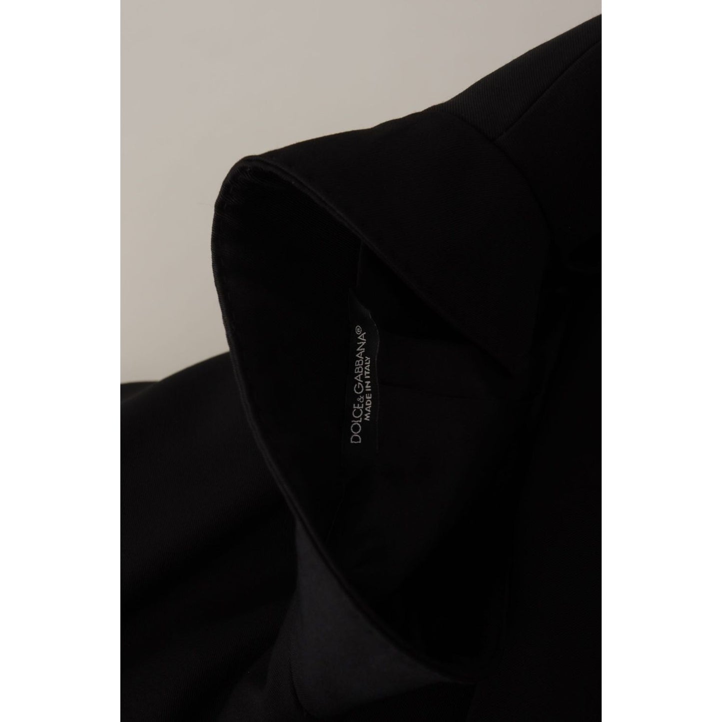 Dolce & Gabbana Elegant Single Breasted Wool Blazer Dolce & Gabbana Black