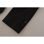 Dolce & Gabbana Black Wool Single Breasted Blazer v JKT3403- 48
