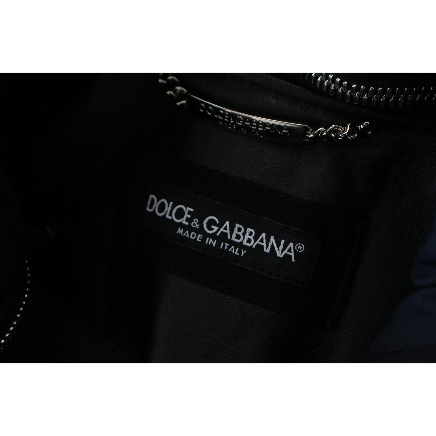 Dolce & Gabbana Black Polyester Hooded Blouson Coat Jacket JKT3339- 50