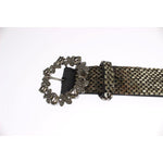 Dolce & Gabbana Crystal Buckle Sequined Waist Belt SIG13761-1