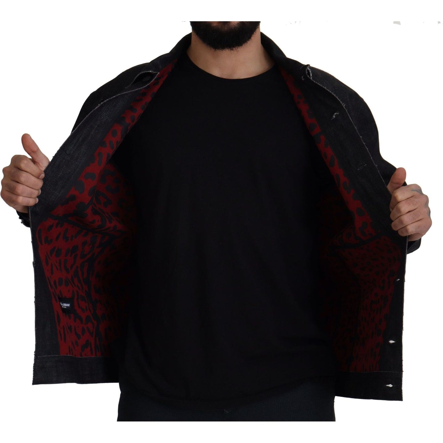 Dolce & Gabbana Elegant Black Denim Jacket Dolce & Gabbana Black