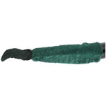 Dolce & Gabbana Green Leather Xiangao Fur Elbow Gloves LB128-1