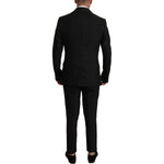 Dolce & Gabbana Black Polyester Formal 2 Piece MARTINI Suit KOS1996- 48