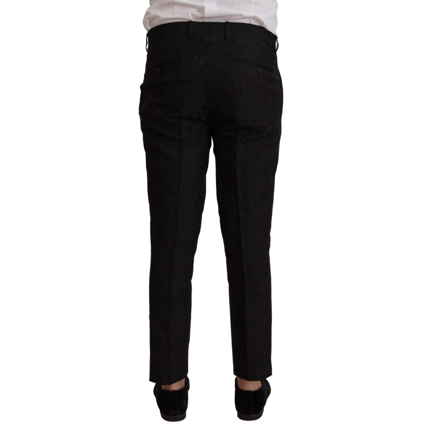 Dolce & Gabbana Elegant Black Two-Piece Martini Suit Dolce & Gabbana Black