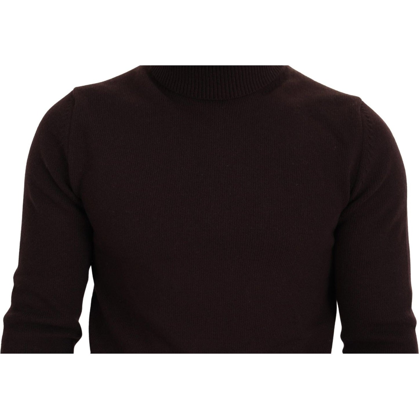 Dolce & Gabbana Elegant Turtleneck Wool Pullover Sweater Dolce & Gabbana Black