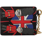 Dolce & Gabbana Black Leather #DGLovesLondon Keyring Cardholder Coin Case VAS130609