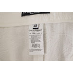 Dolce & Gabbana White High Waist Culotte Cotton Shorts SKI189- 48