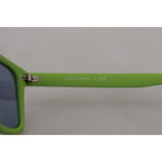 Dolce & Gabbana Green Rubber Full Rim Frame Shades DG6095 Acid Sunglasses GLA1159