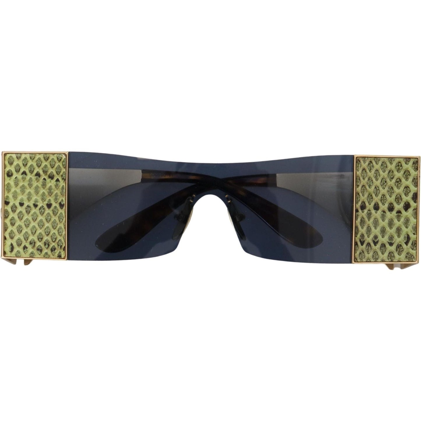 Dolce & Gabbana Gold Metal Rectangle Shades DG2263 Sunglasses GLA1176