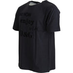 Dolce & Gabbana Gray Crewneck Cotton Short Sleeve T-shirt TSH7514- 56