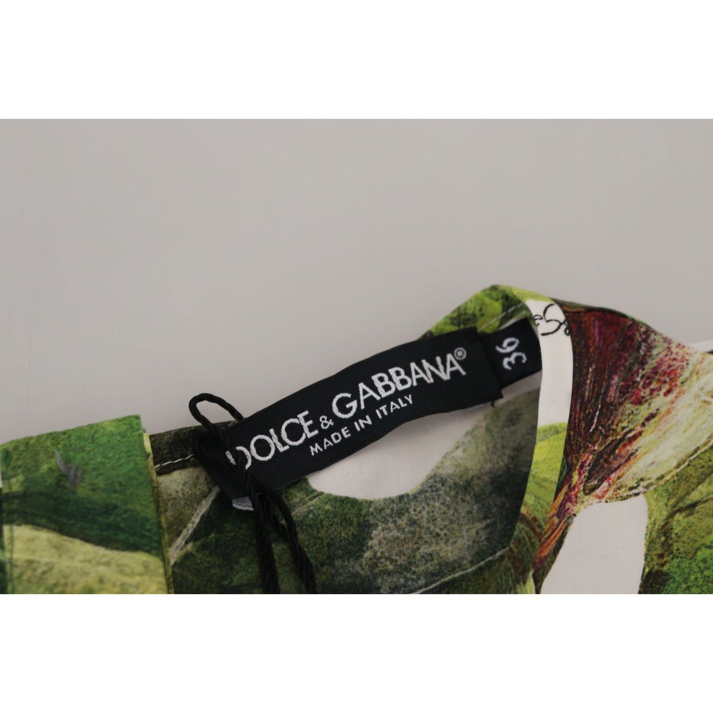 Dolce & Gabbana Crew-neck Cotton Top Blouse Fruit T-shirt TSH82984- 36