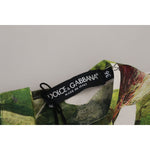 Dolce & Gabbana Crew-neck Cotton Top Blouse Fruit T-shirt TSH82984- 36