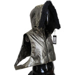 Dolce & Gabbana Silver Fur Whole Head Wrap Men Capello Nylon Hat HAT9391 - 58