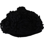 Dolce & Gabbana Black Wool Knit Winter Beanie Hat HAT9377