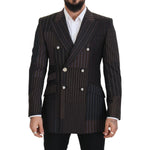 Dolce & Gabbana Multicolor Patchwork Stripes SICILIA Blazer JKT3439 - 50